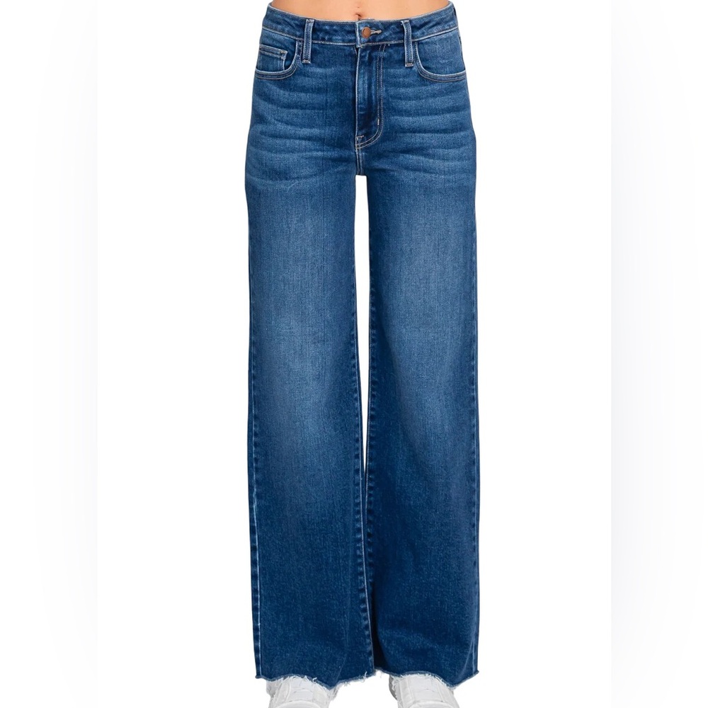 Denim High Waist Wide Leg Jeans